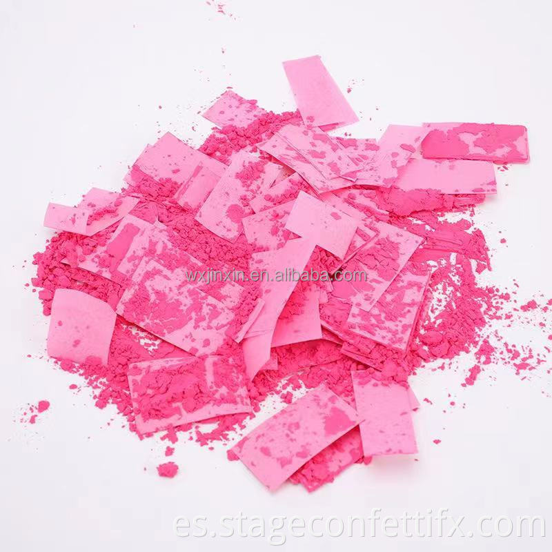 Blue Pink Boy Girl Género Revelación de suministros de fiesta de cañón Fiesta de baby shower de confeti biodegradable